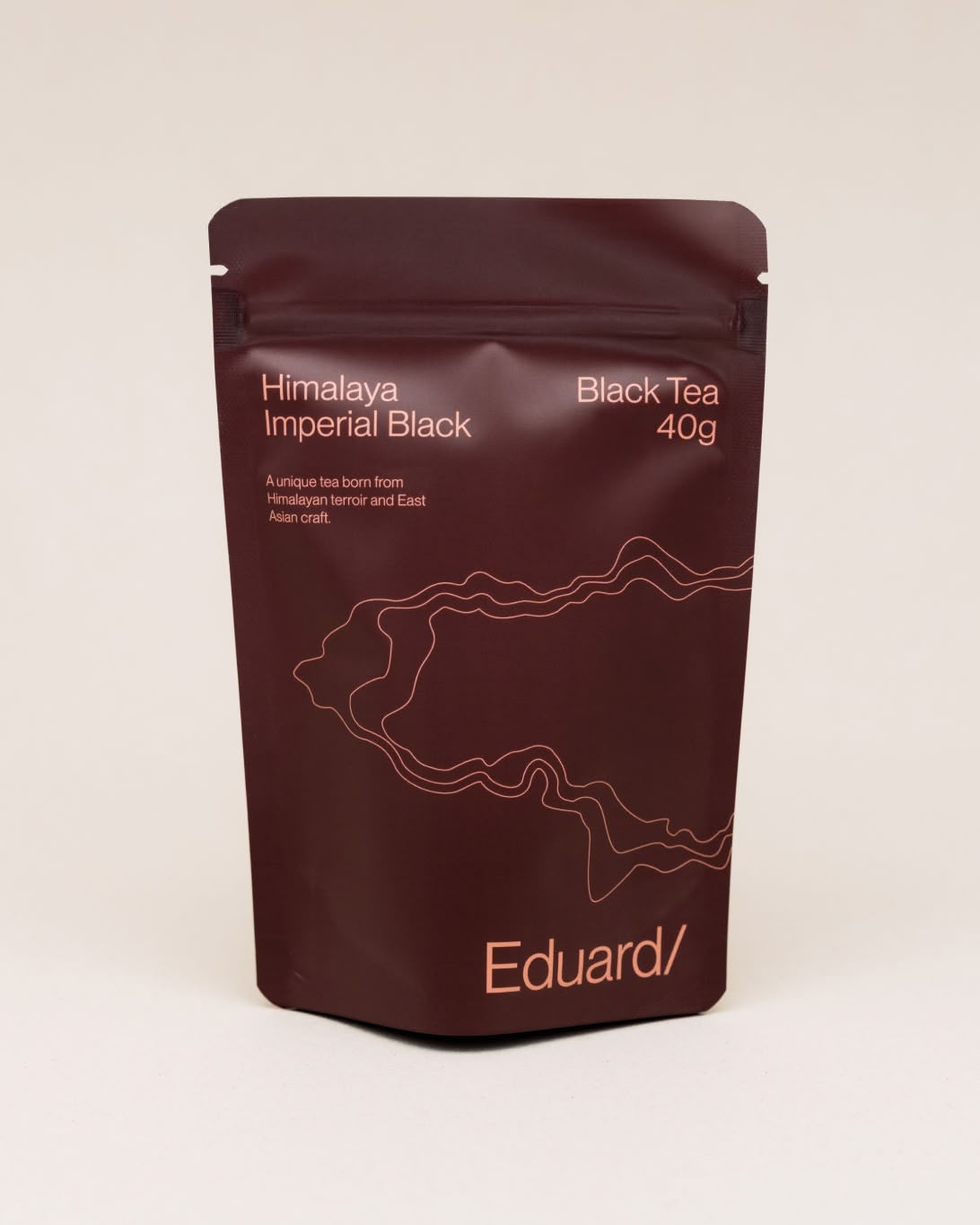 Himalaya Imperial Black, schwarzer Bio-Tee im Eduard/-Beutel (40 g)